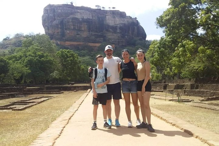 Walking path to the Sigiriya Rock Fortress